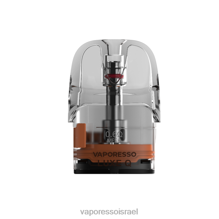 Vaporesso Jerusalem | 0.6 אוהם (3 מ"ל) 000H2392 Vaporesso LUXE q pods (4 יחידות)