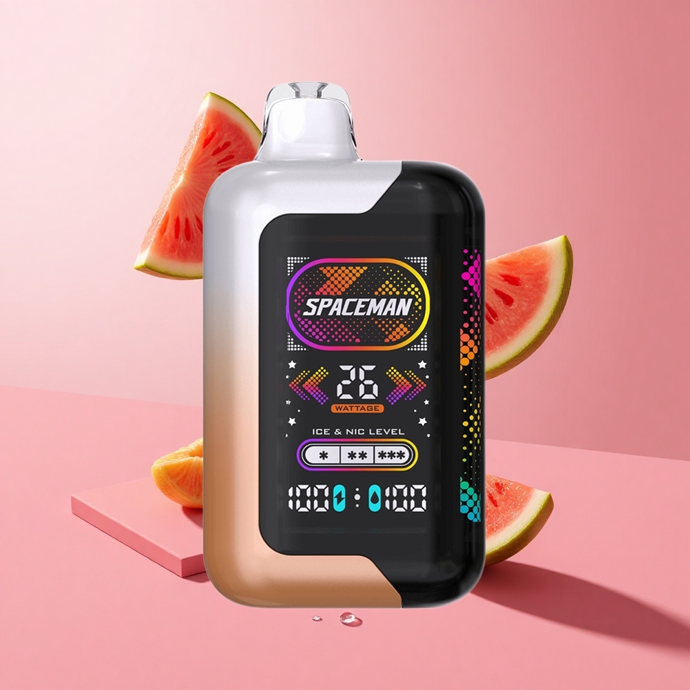 SMOK SPACEMAN SP40000 אפרסק עסיסי אבטיח עם סוללה 1000mAh ומסך 2.28"