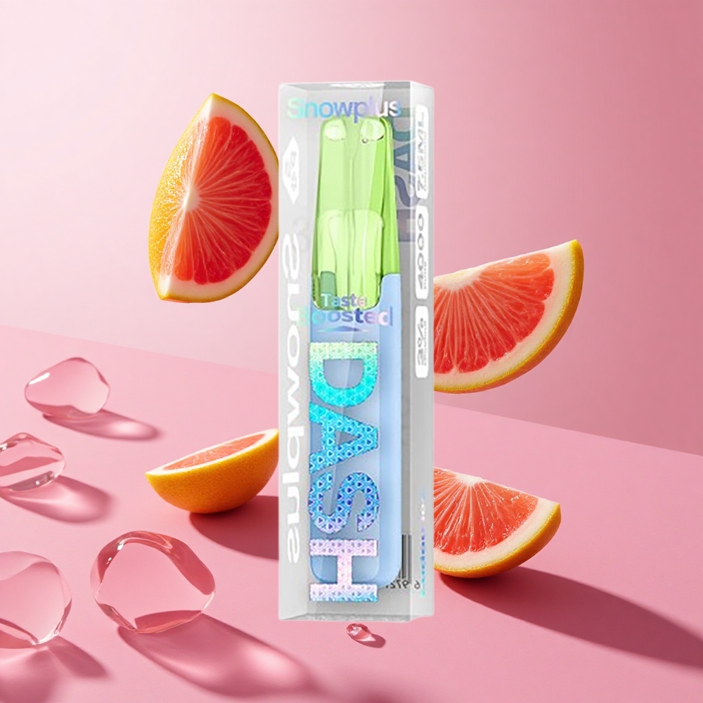 Snowplus Dash 4000 Puffs Disposable Device Ludou קרח עם סוללת 530 mAh ונפח נוזל של 7.5 מ\"ל