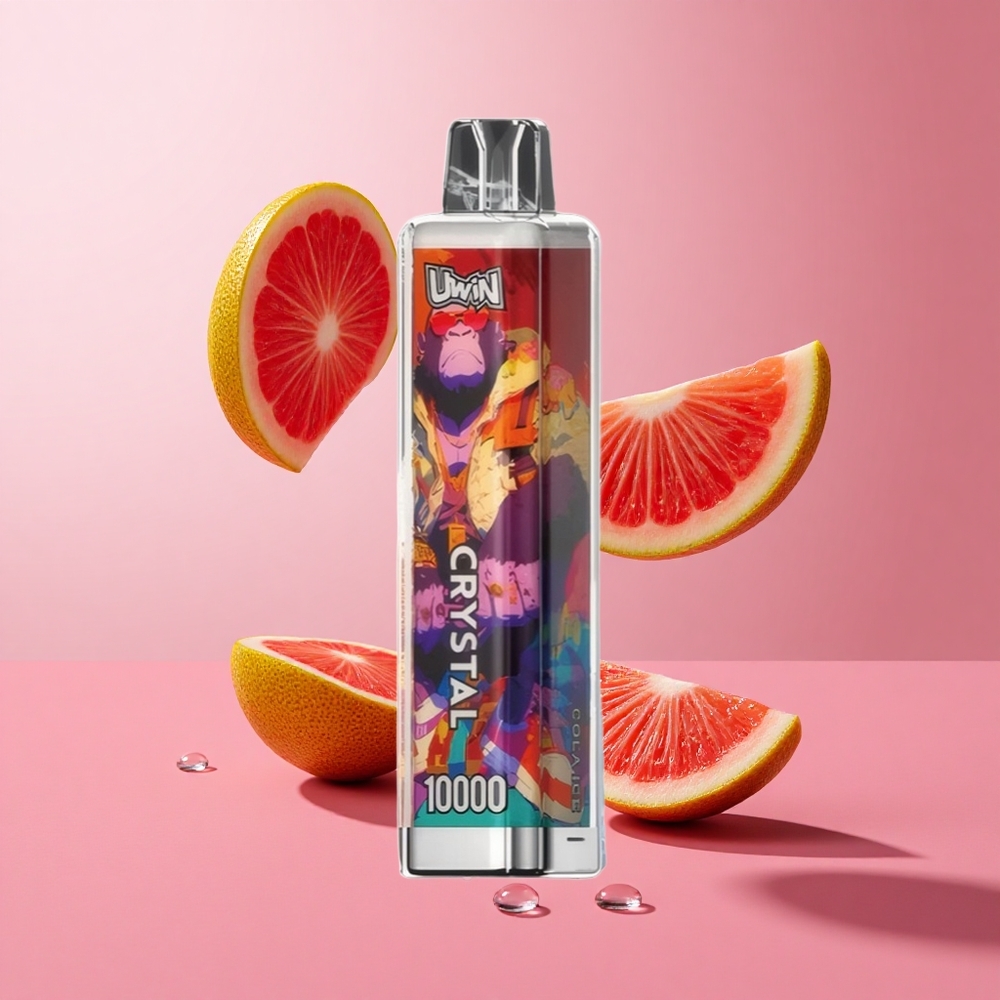 UWIN Crystal 10000 Puffs קולה קרח עם סוללה 650mAh 0% 2% 3% 5% ניקוטין