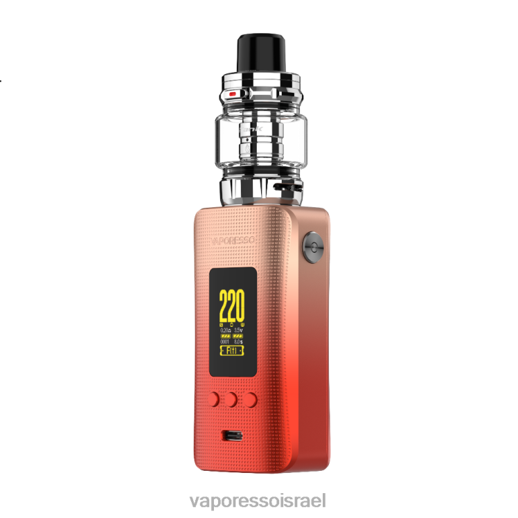 Vaporesso ×™×©×¨××œ | כתום ניאון 000H2143 Vaporesso GEN 200 (itank2)