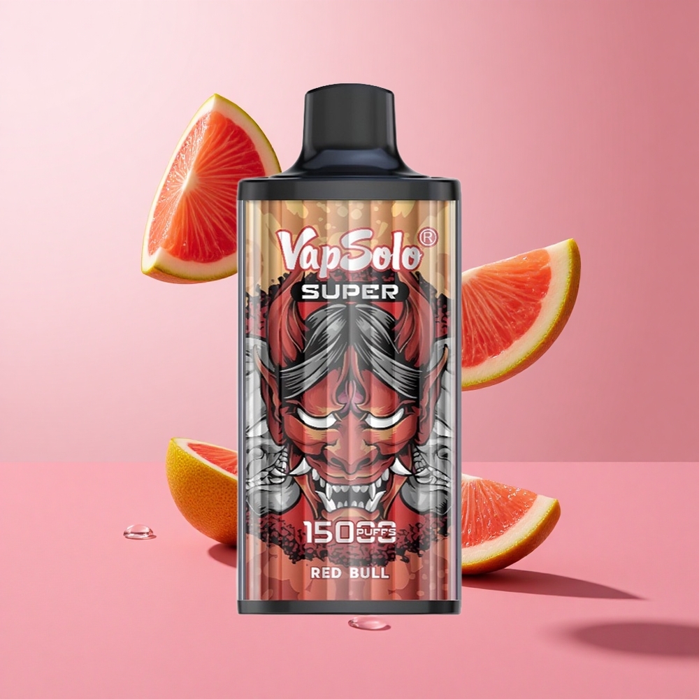 Vapsolo Super 15000 Puffs 40ml בולס אדום