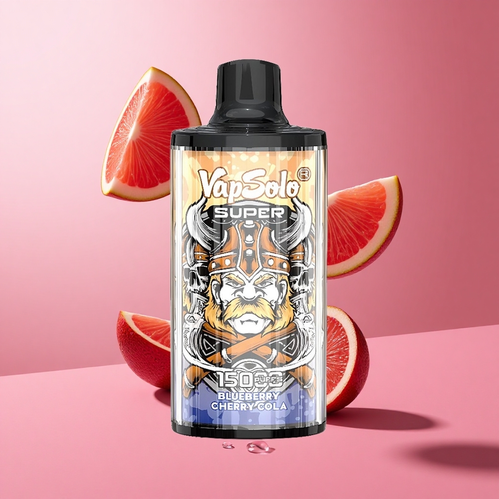 Vapsolo Super 15000 Puffs 40ml דובדבן קולה Type-C 850mah