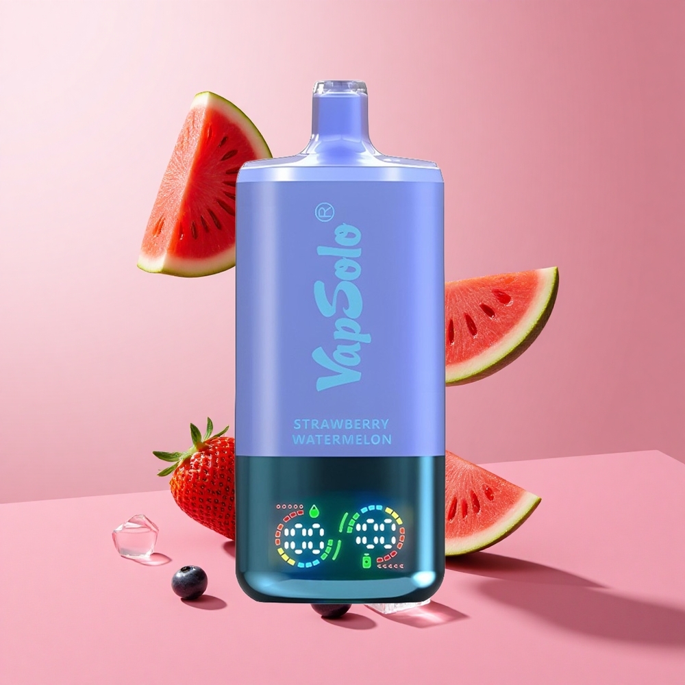 VapSolo Triple 30000 Puffs תות אבטיח & אוכמניות קרח 40ml 20mg/ml