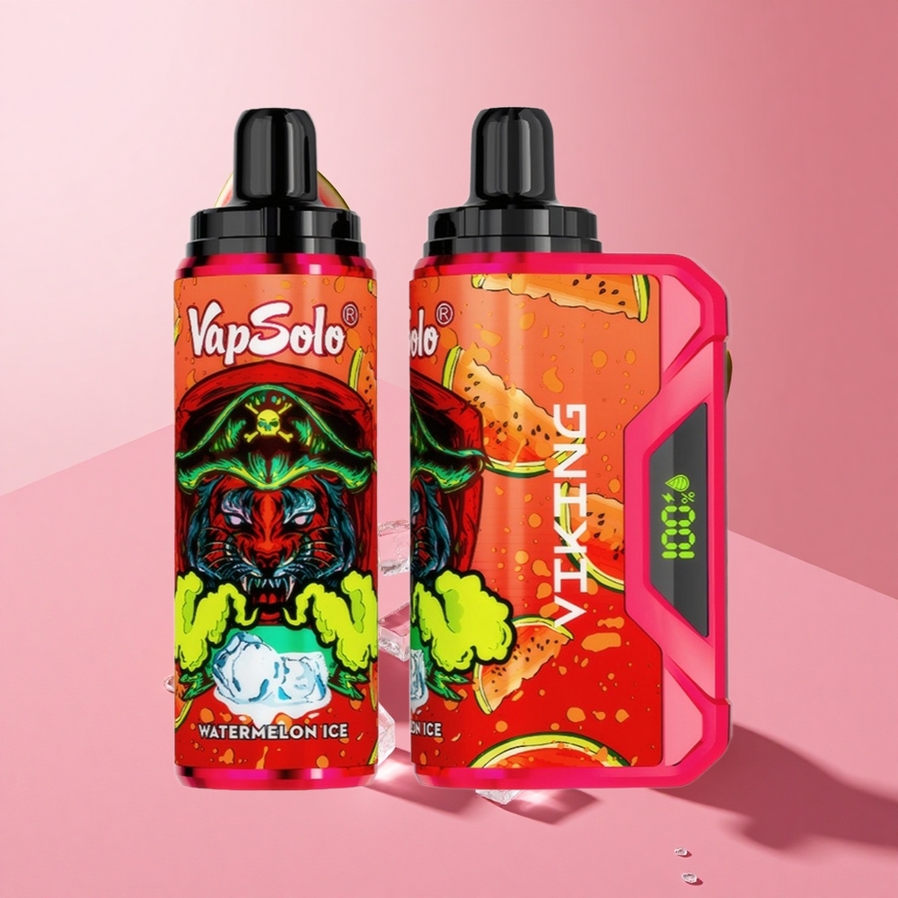 VapSolo VIKING 12000 Puffs אבטיח קרח 22ml 20mg/ml