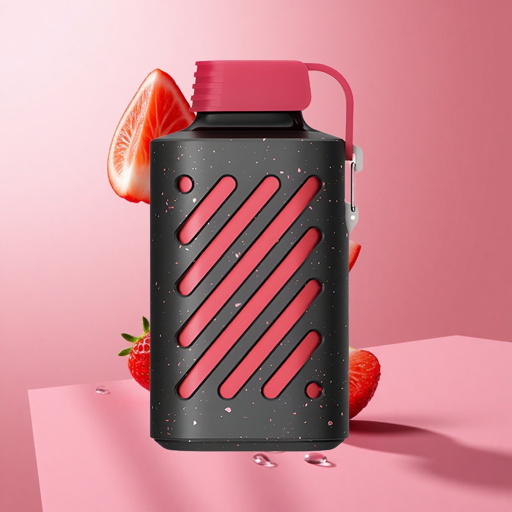 VOZOL GEAR 10000 תות פטל 10000 שאיפות 20 מ"ל נוזל