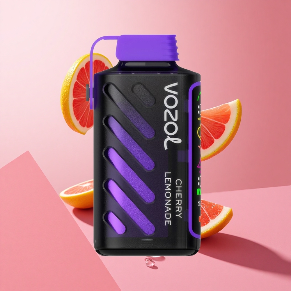VOZOL Gear Power 20000 Puffs דובדבן לימונדה Dual Mesh Coil Full Screen Display