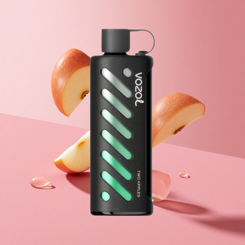 VOZOL Gear Shisha 25000 Puffs תפוחים ושניים S.i.L.C Tech 1000mAh