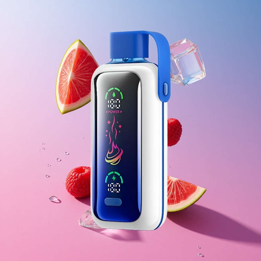 VOZOL Star 20000 Puffs מסך HD 2.2 אינץ' דואל מש קרח כחול ראז
